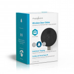 Nedis SmartLife Chime | RF, frequency 433 Mhz | Accessory for: WIFICDP10GY / WIFICDP30WT / WIFICDP40CWT | USB Powered | 4 Sounds | 5 V DC | Adjustable volume | Black Nedis SmartLife Chime | RF, frequency 433 Mhz | Accessory for: WIFICDP10GY / WIFICDP30WT / WIFICDP40CWT | USB Powered | 4 Sounds | 5 V DC | Adjustable volume | Black