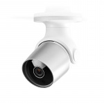 Nedis SmartLife Outdoor Camera | Wi-Fi | Full HD 1080p | IP65 | Cloud Storage (optional) / microSD (not included) | 12 V DC | With motion sensor | Night vision | Silver / White