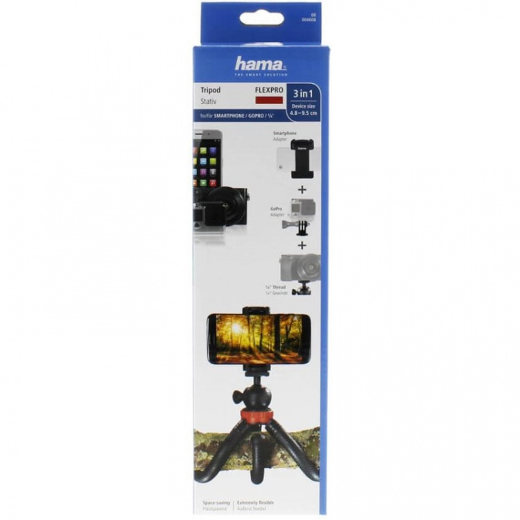 Hama Flexpro Tripod Smartphone, GoPro & Cameras Hama Flexpro Tripod Smartphone, GoPro & Cameras