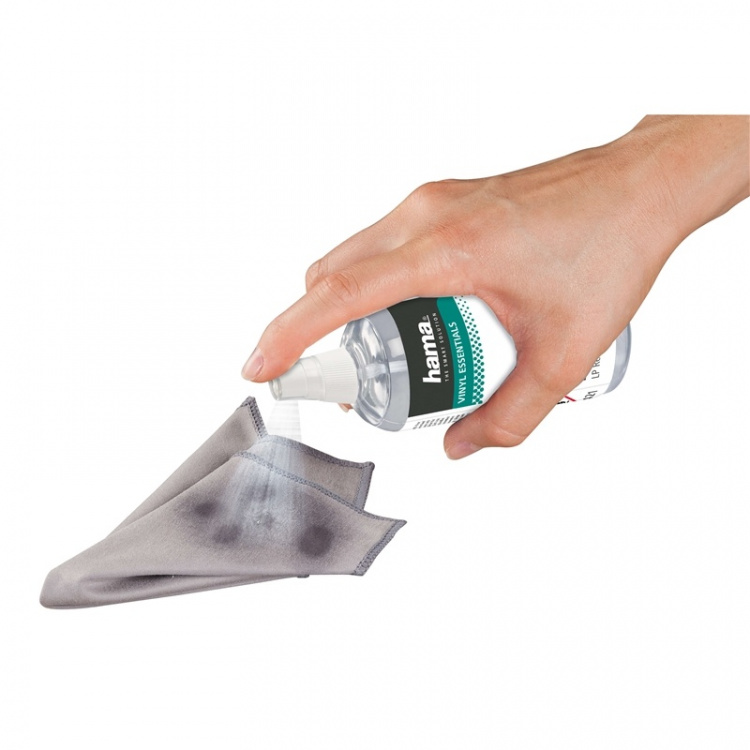 Hama Record Cleaning Kit, brush + 100ml Hama Record Cleaning Kit, brush + 100ml