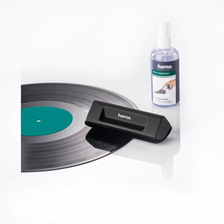 Hama Record Cleaning Kit, brush + 100ml Hama Record Cleaning Kit, brush + 100ml