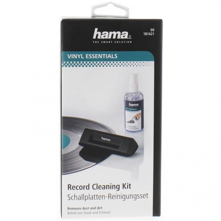 Hama Record Cleaning Kit, brush + 100ml Hama Record Cleaning Kit, brush + 100ml