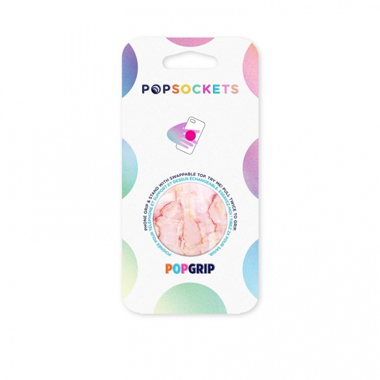 POPSOCKETS Rose Marble Removable Grip with Standfunction POPSOCKETS Rose Marble Removable Grip with Standfunction