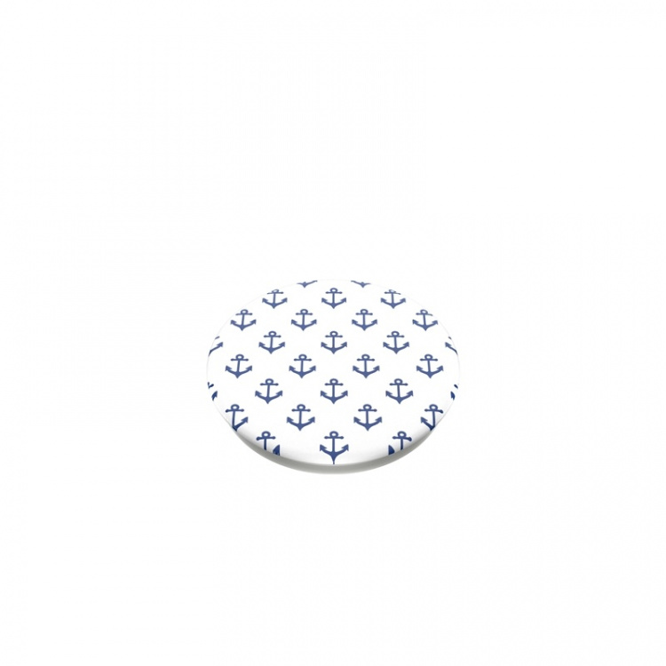 PopSockets Anchors Away White Removable Grip with Standfunction