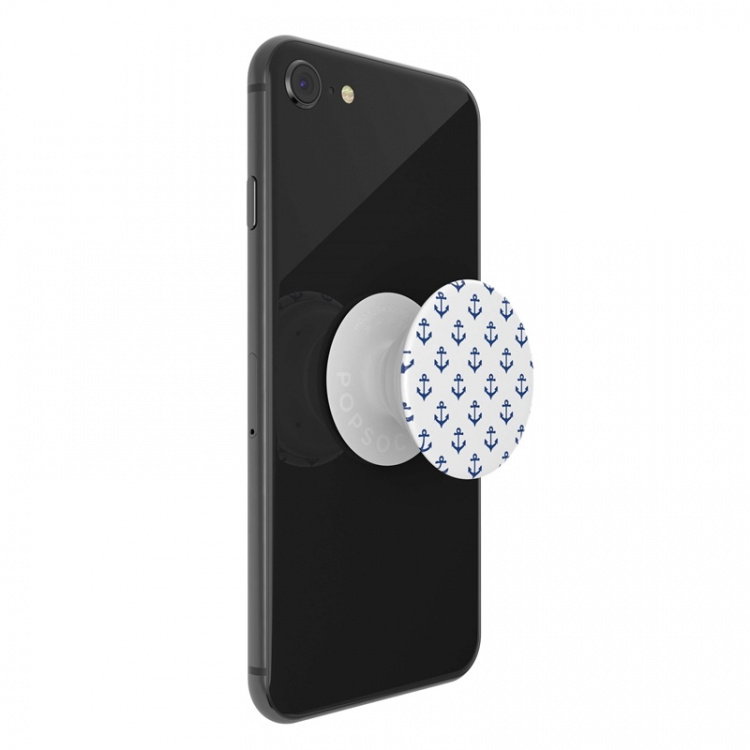PopSockets Anchors Away White Removable Grip with Standfunction