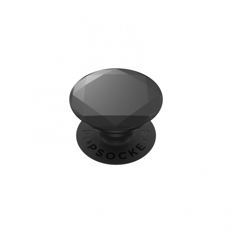 POPSOCKETS Metallic Diamond Black Removable Grip with Standfunction Premium POPSOCKETS Metallic Diamond Black Removable Grip with Standfunction Premium
