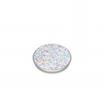 PopSockets Sparkle Snow White Removable Grip with Standfunction Premium