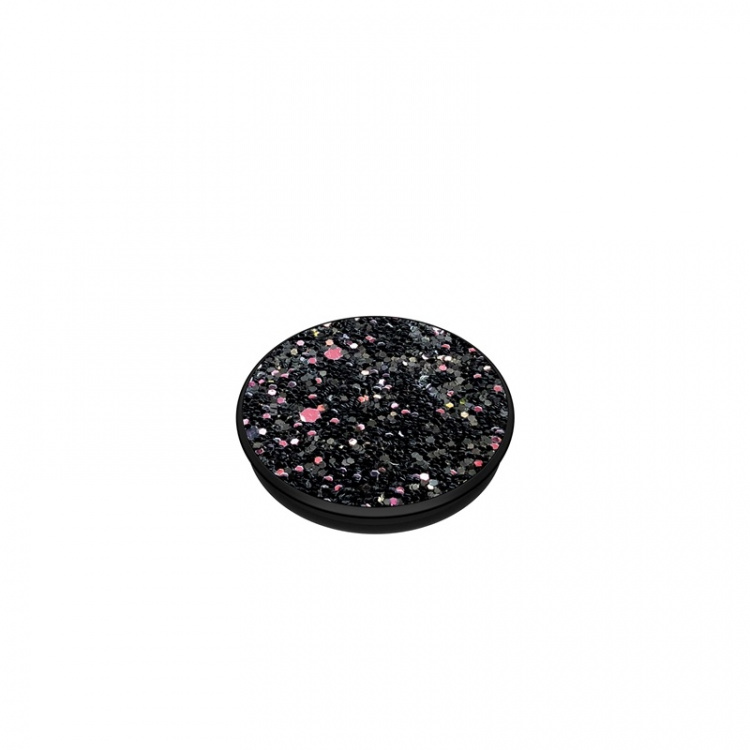 PopSockets Sparkle Black Removable Grip with Standfunction Premium PopSockets Sparkle Black Removable Grip with Standfunction Premium