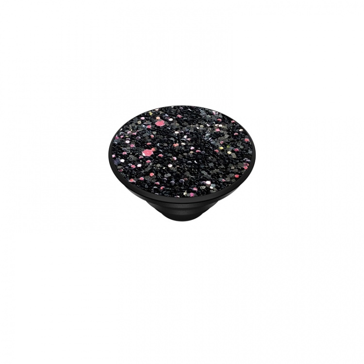 PopSockets Sparkle Black Removable Grip with Standfunction Premium PopSockets Sparkle Black Removable Grip with Standfunction Premium
