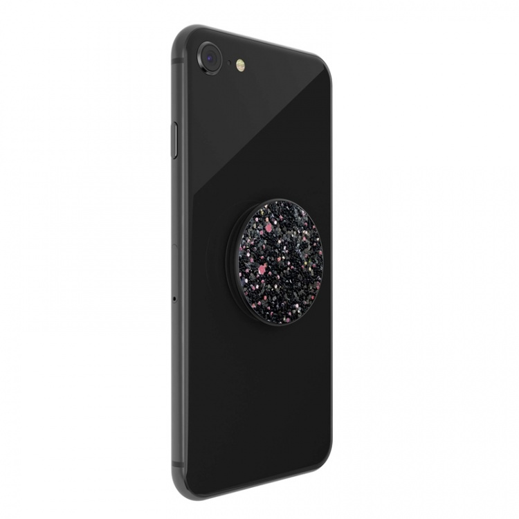 PopSockets Sparkle Black Removable Grip with Standfunction Premium PopSockets Sparkle Black Removable Grip with Standfunction Premium