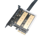 Dual M.2 PCIe SSD adapter Dual M.2 PCIe SSD adapter