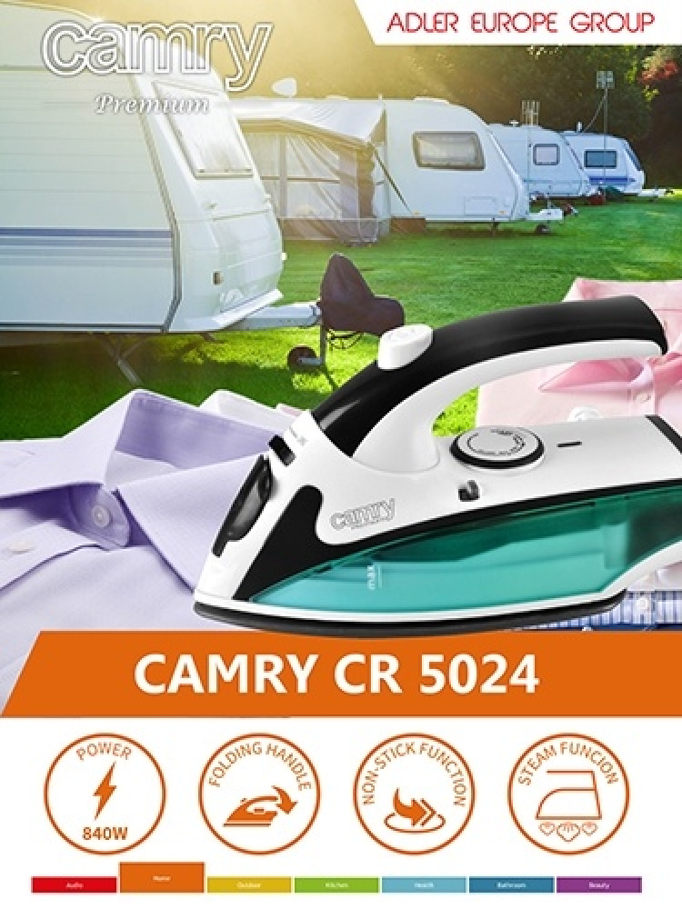 Camry CR 5024 Resestrykjärn 840 W ånga