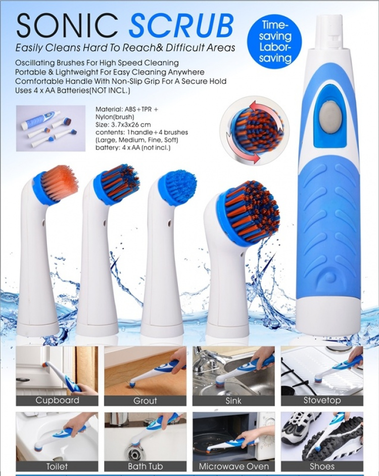 Cenocco Sonic Cleaning Brush with 4 brush heads (CC-9060) Cenocco Sonic Cleaning Brush with 4 brush heads (CC-9060)