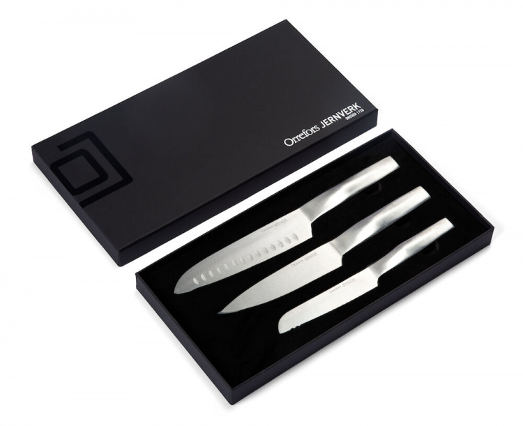 Orrefors Jernverk 3-pack knives, Premium Steel Orrefors Jernverk 3-pack knives, Premium Steel