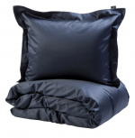 Kosta Linnewäfveri Manchester Satin Pillowcase 50x60cm, Navy Kosta Linnewäfveri Manchester Satin Pillowcase 50x60cm, Navy