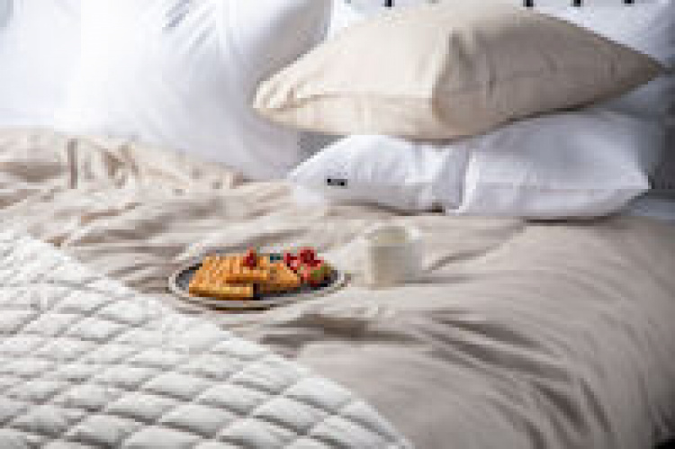 Kosta Linnewäfveri Överkast 180x260, Sand