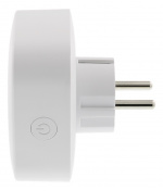 DELTACO SMART HOME Smart Plug with energy monitoring, 2.4GHz, white