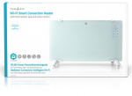 Nedis SmartLife Convection Heater | Suitable for bathroom | Glass Panel | 2000 W | 2 Heat Settings | LED | 15 - 35 °C | Adjustable thermostat | White