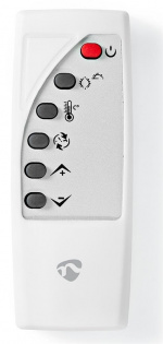 Nedis SmartLife Convection Heater | Suitable for bathroom | Glass Panel | 2000 W | 2 Heat Settings | LED | 15 - 35 °C | Adjustable thermostat | White