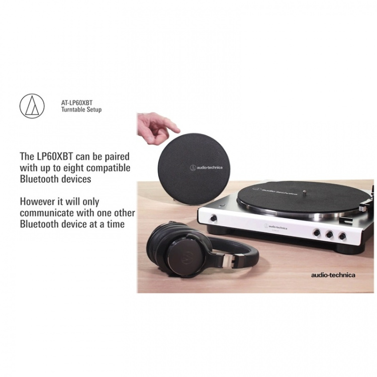 Audio-Technica AT-LP60XBT Skivspelare med Blu Audio-Technica AT-LP60XBT Skivspelare med Blu