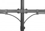 Deltaco Gaming Dual monitor desk mount, 13