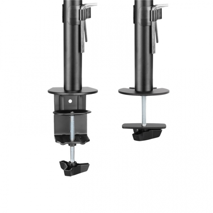 Deltaco Gaming Dual monitor desk mount, 13