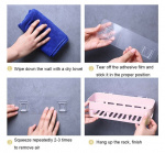 Easily assembled Bathroom/Shower Shelf, Beige