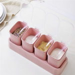 Spice jars/Storage jars 4 pcs, Beige