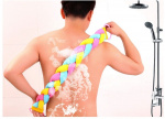 Shower sponge, Long with handle, Multicolored