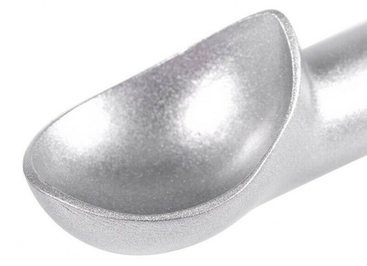 Glass scoop, Silver
