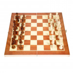 Foldable Chess set in wood