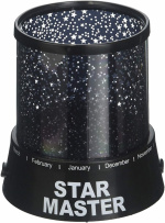Night light with starry sky
