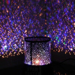 Night light with starry sky