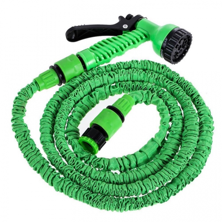 Retractable water hose, Green