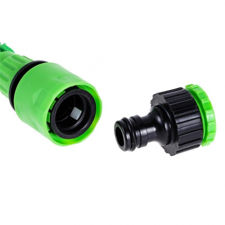 Retractable water hose, Green