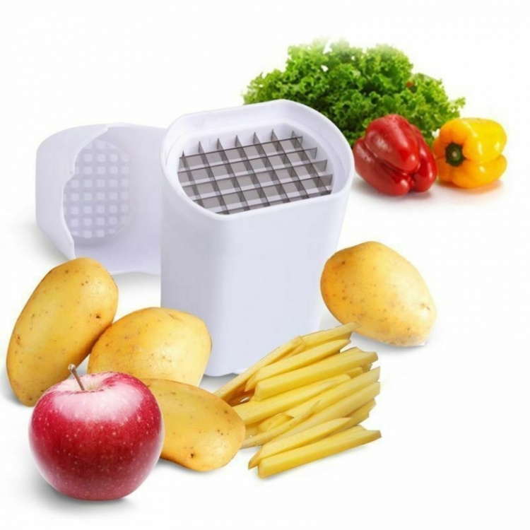 French Fry Cutter, White French Fry Cutter, White