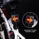 Smart automatic bike tail light with laser sensor & 64pcs LED