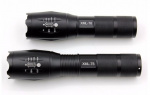 XML-T6 - waterproof flashlight with 3800 lumens & zoom effect