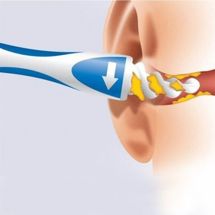 Smooth Ear wax remover, 16-pack spirals