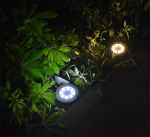Solar-powered garden lamp - Cool white
