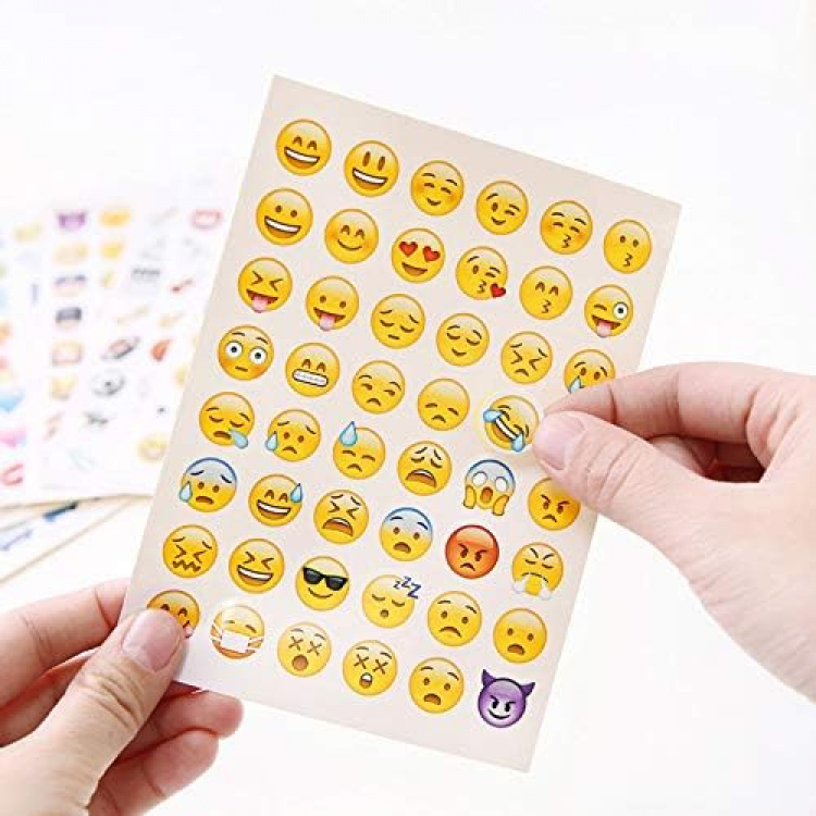 Emoji stickers, 19 sheets with 900+ stickers