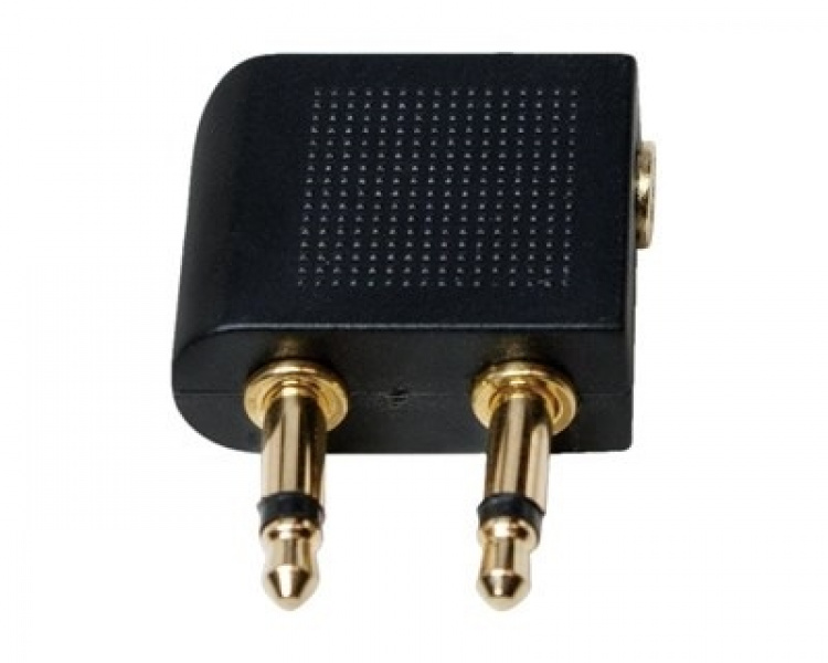 Headphone adapter 3.5 mm for airplanes