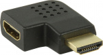 Right-angled HDMI adapter, Black