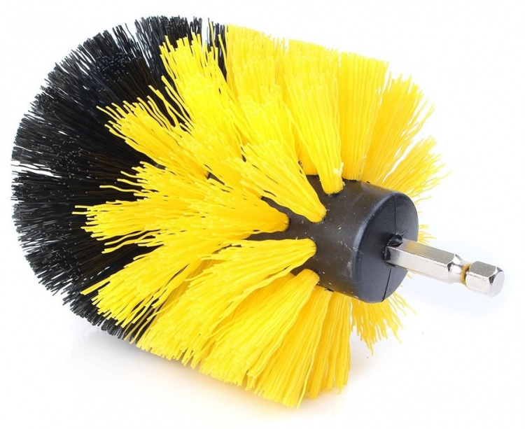 Set of 3 scrubbing brushes for drill/screwdriver Set of 3 scrubbing brushes for drill/screwdriver