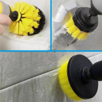 Set of 3 scrubbing brushes for drill/screwdriver Set of 3 scrubbing brushes for drill/screwdriver