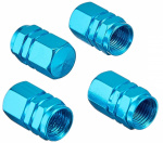 Valve caps 4-pack, Blue