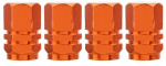Valve caps 4-pack, Orange