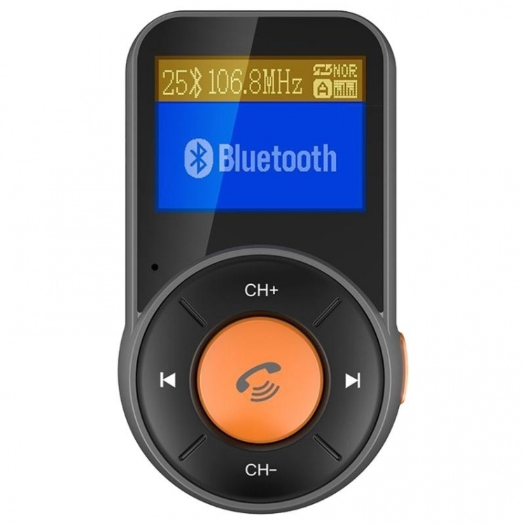 BT76 FM transmitter with Dual USB charger QC3.0+2.4A, Black BT76 FM transmitter with Dual USB charger QC3.0+2.4A, Black