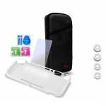 Case with protective accessories for Nintendo Switch Lite, Black Case with protective accessories for Nintendo Switch Lite, Black