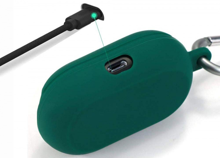 Protective case for Samsung Galaxy Buds (2019), Green Protective case for Samsung Galaxy Buds (2019), Green